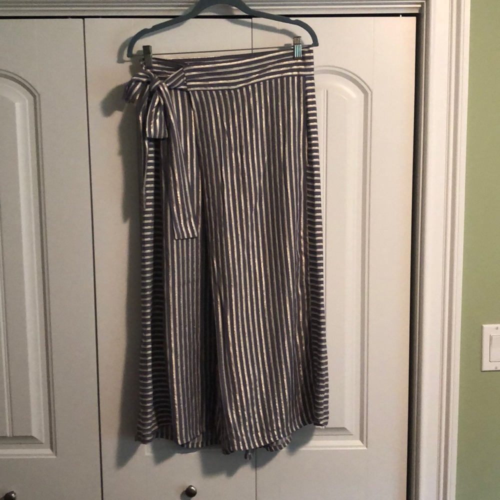 Cropped, palazzo style culotte
